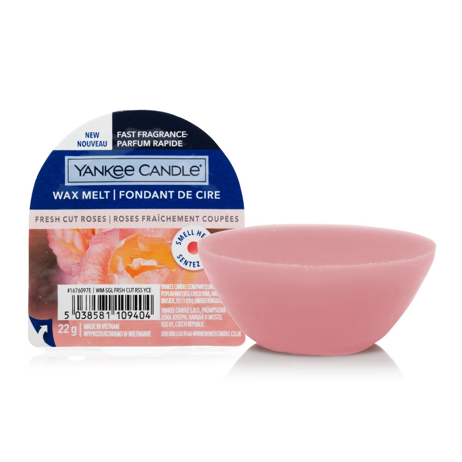Roses fraîchement coupées - Fondant de cire Yankee Candle